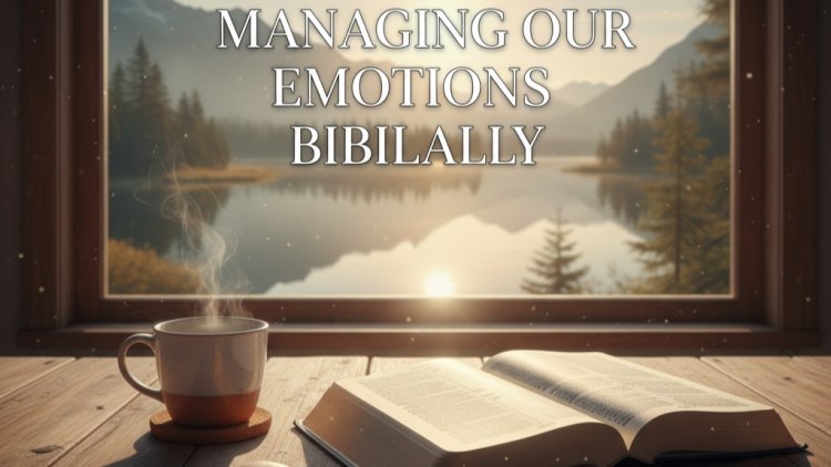 MANAGING OUR EMOTIONS BIBLICALLY (PART ONE)