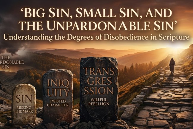 Big Sin, Small Sin, and the Unpardonable Sin: Understanding the Degrees of Disobedience in Scripture
