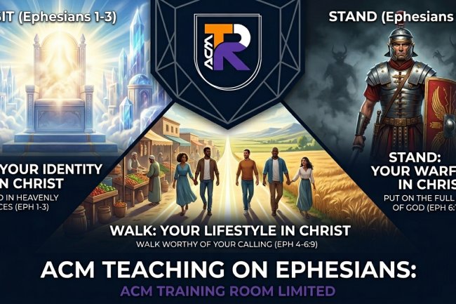ACM TEACHING ON THE BOOK OF EPHESIANS: SIT — WALK — STAND
