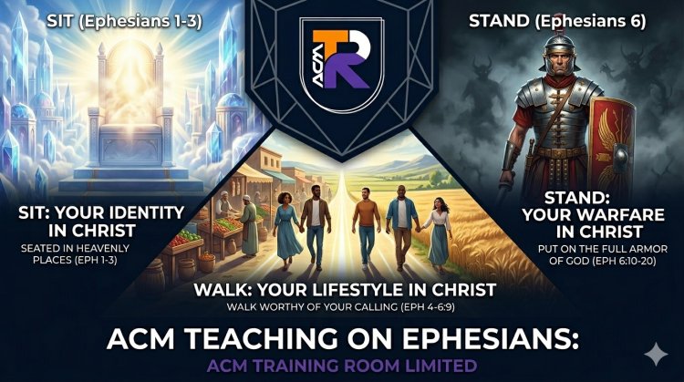 ACM TEACHING ON THE BOOK OF EPHESIANS: SIT — WALK — STAND